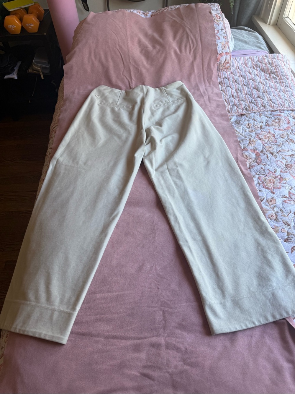 lululemon athletica Cream High-Waist Pants